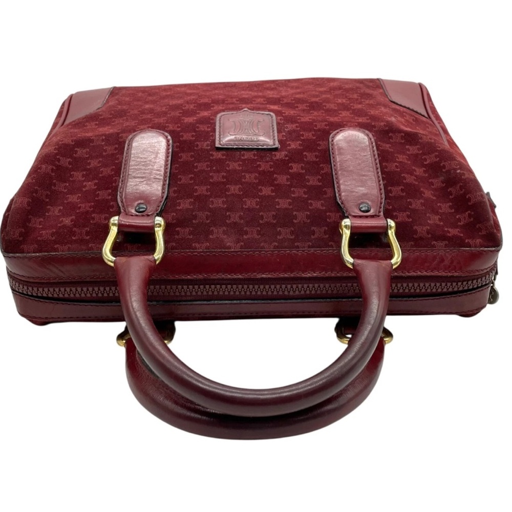 Celine Vintage 80s Diffusion Monogram Satchel Bag – Made in Italy - Picture 6 of 16